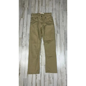 Levi's 511‎ Slim Khaki Tan Pants Youth Kids Size 12 Adjustable Waistband